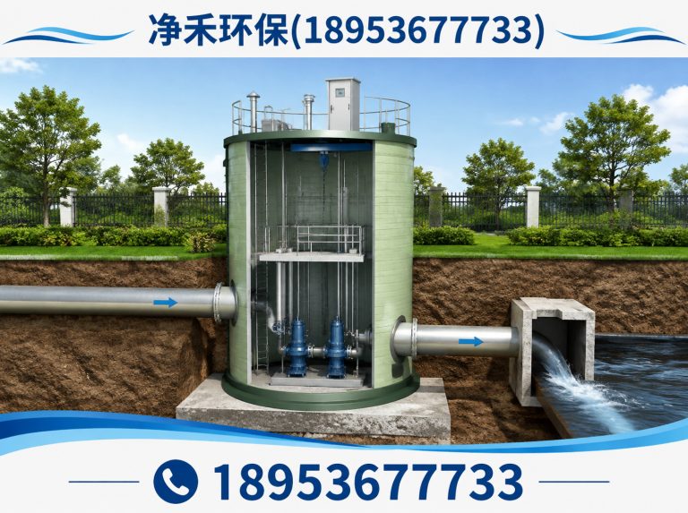 山东一体化泵站展示图